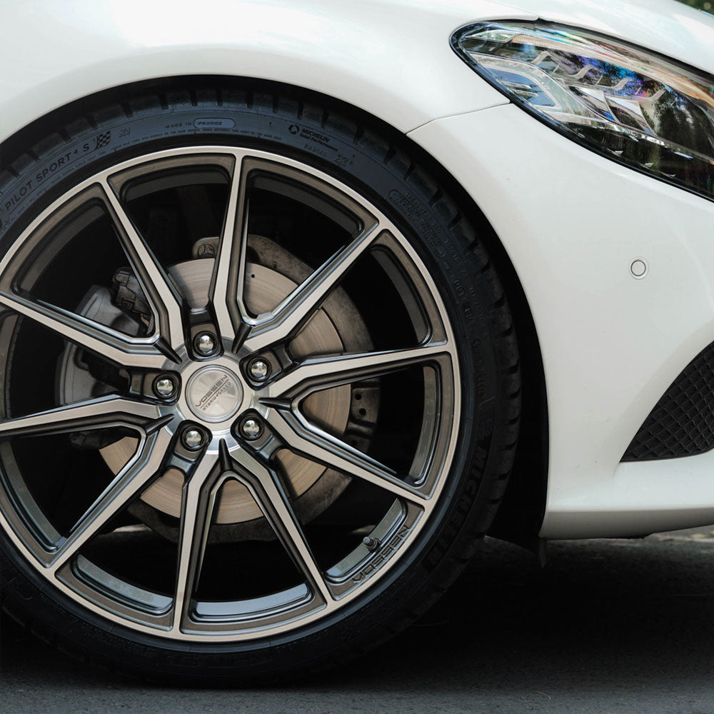 20" Vossen HF3 Grey 20X9 20X10.5 1192 Concave Wheels Rims Fits Mercedes-Benz CL5