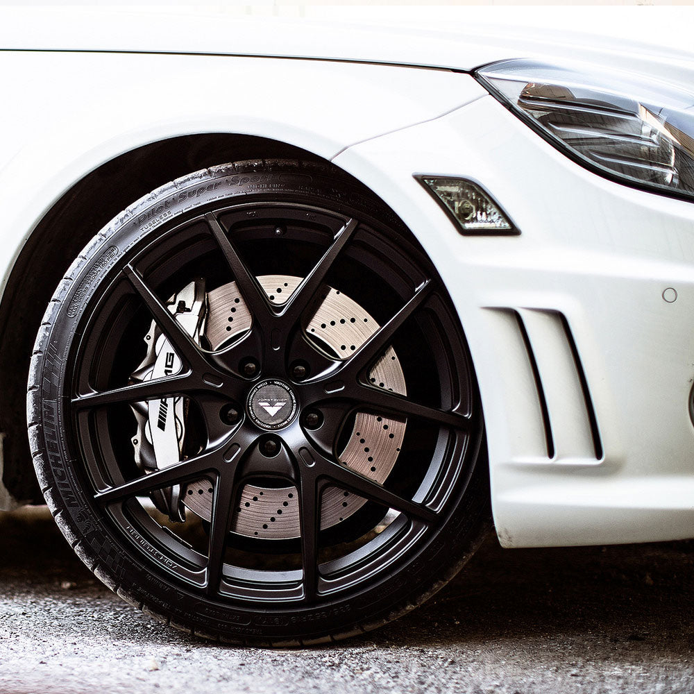 19" Vorsteiner V-FF 101 Forged Black Concave Wheels Rims Fits BMW E90 E92 M3
