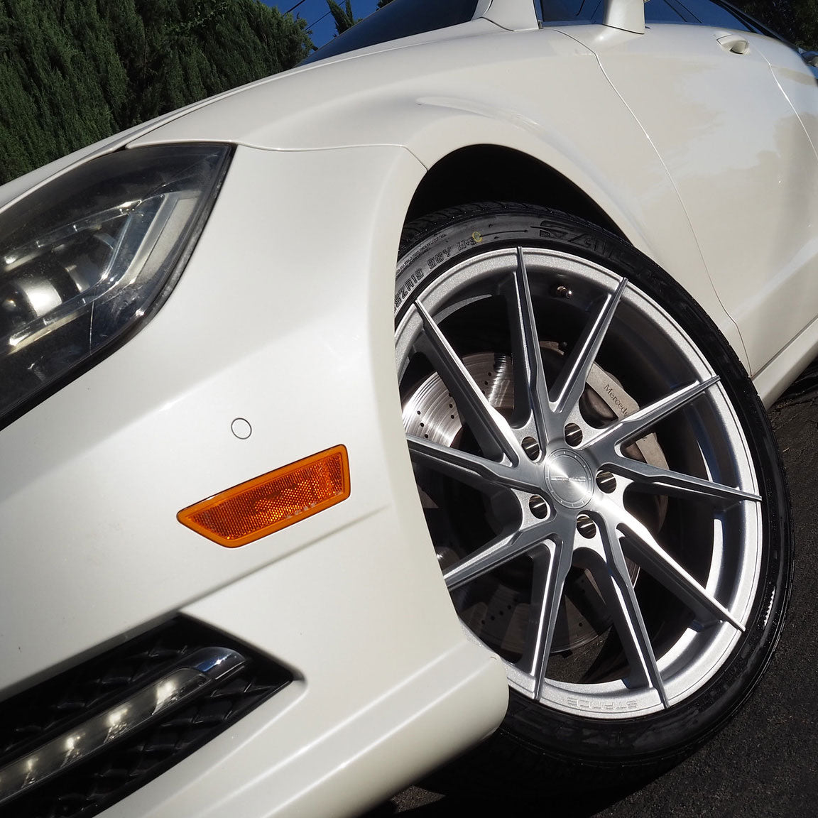 20" STANCE SF01 SILVER FORGED CONCAVE WHEELS RIMS FITS BENZ W218 CLS550 CLS63