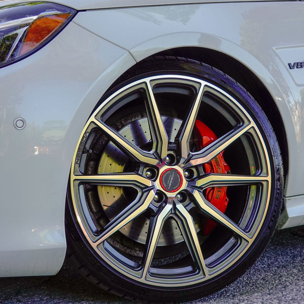 20" Vossen HF3 Grey 20X8.5 20X10 1207 Concave Wheels Rims Fits Mercedes-Benz E35