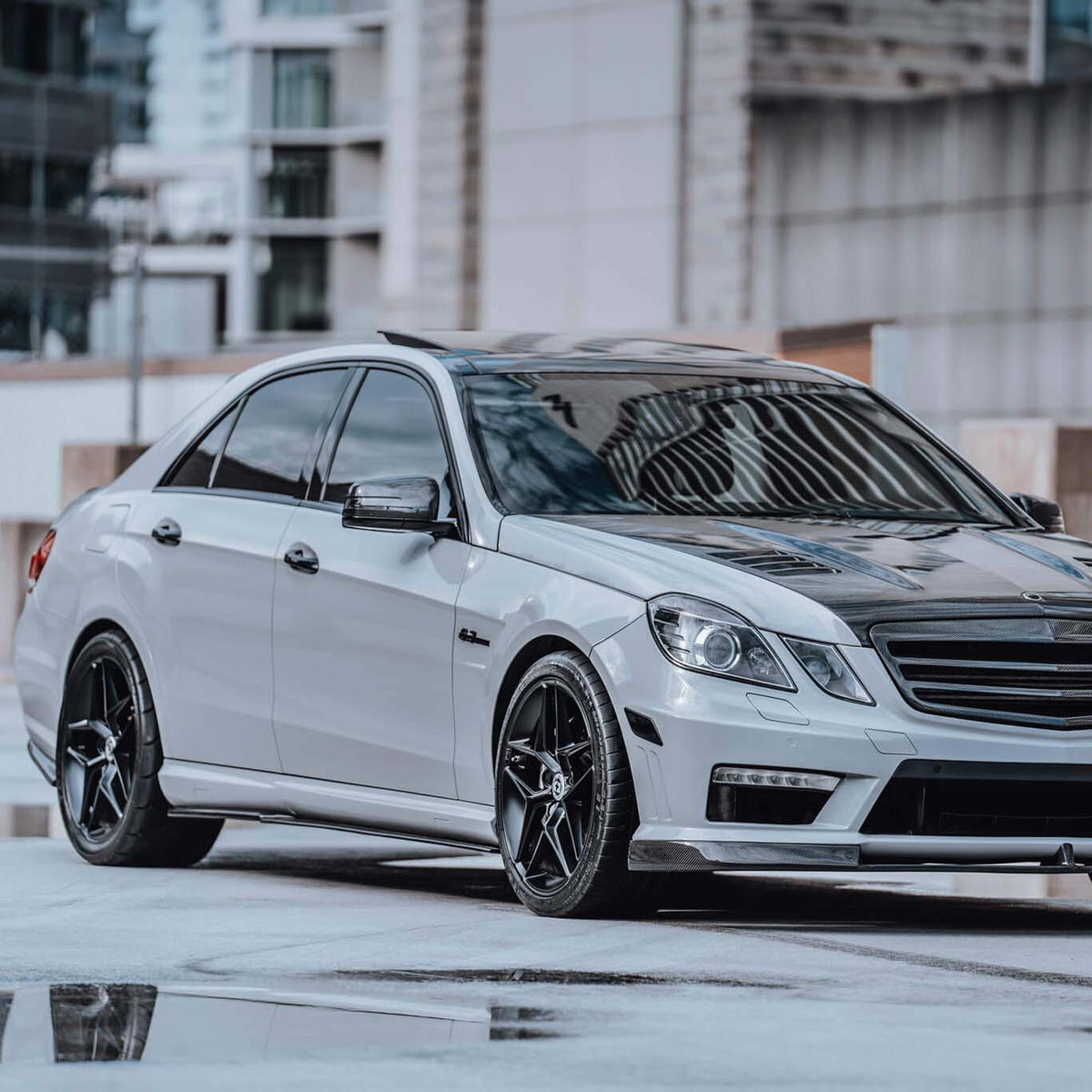 20" HRE FF11 Black 20x9 Forged Wheels Rims Fits Mercedes E250 E300 E400 E550