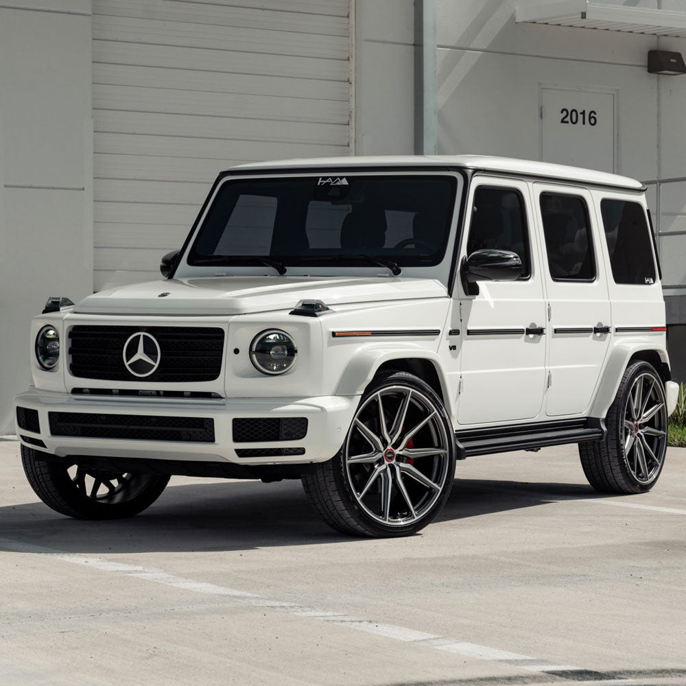 22" Vossen HF3 Black 22X9 22X9 1249 Concave Wheels Rims Fits Mercedes-Benz ML250