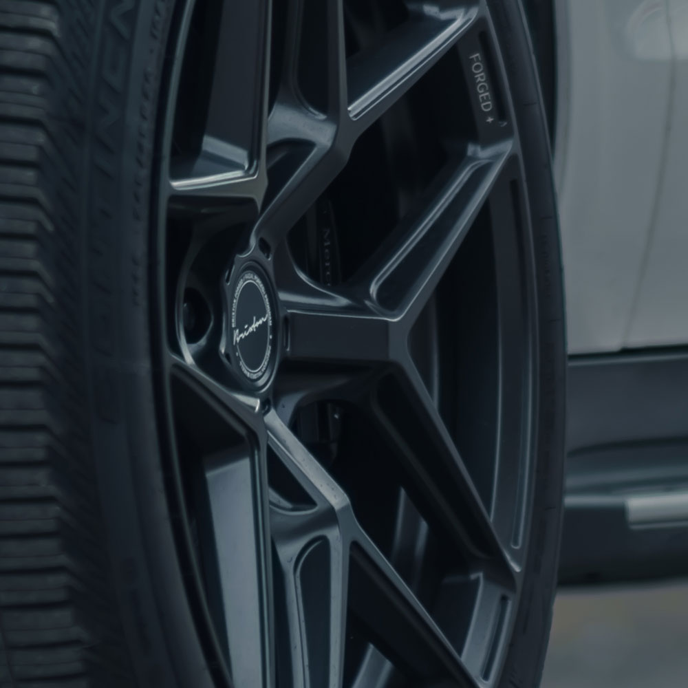 19" Brixton Forged RF7 Black 19x9 Concave Wheels Rims Fits Audi C7 A6