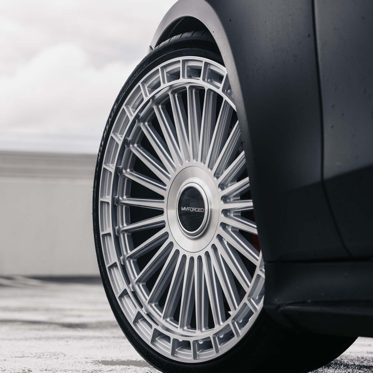 22" MV Forged MVF40 Silver 22X9 22X10.5 Wheels Rims Fits Mercedes W223 S Class