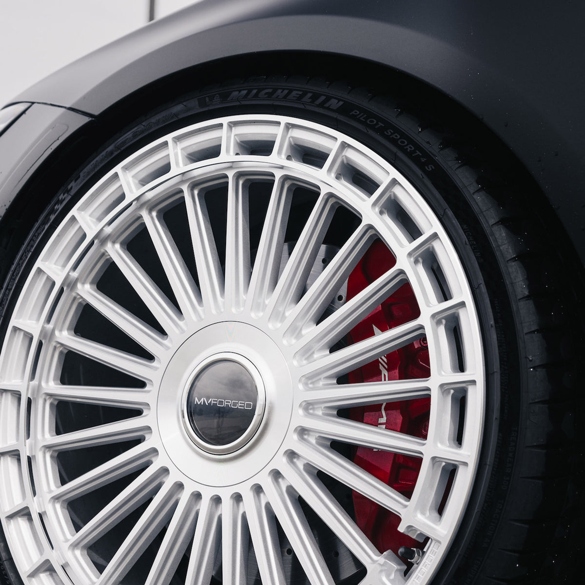 22" MV Forged MVF40 Silver 22x10.5 Concave Wheels Rims Fits BMW G05 X5