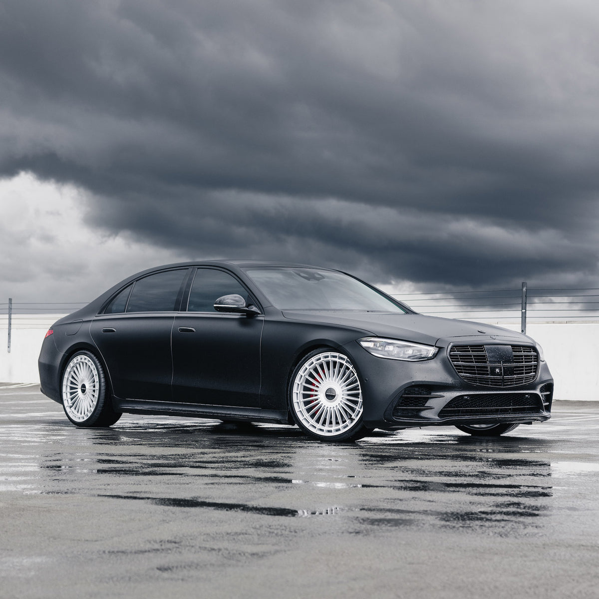 22" MV Forged MVF40 Silver Concave Wheels Rims Fits Infiniti M37 M56
