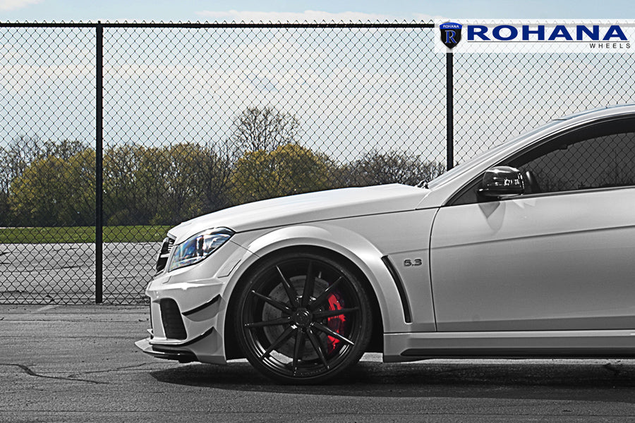 20" ROHANA RFX1 BLACK CONCAVE WHEELS RIMS FITS INFINITI M35 M45