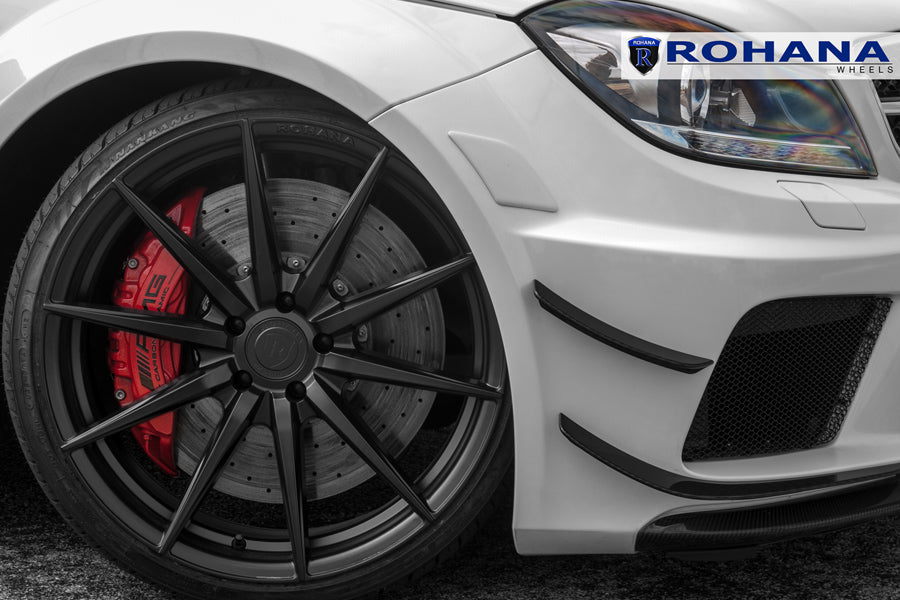 20" ROHANA RFX1 BLACK CONCAVE WHEELS RIMS FITS INFINITI M35 M45