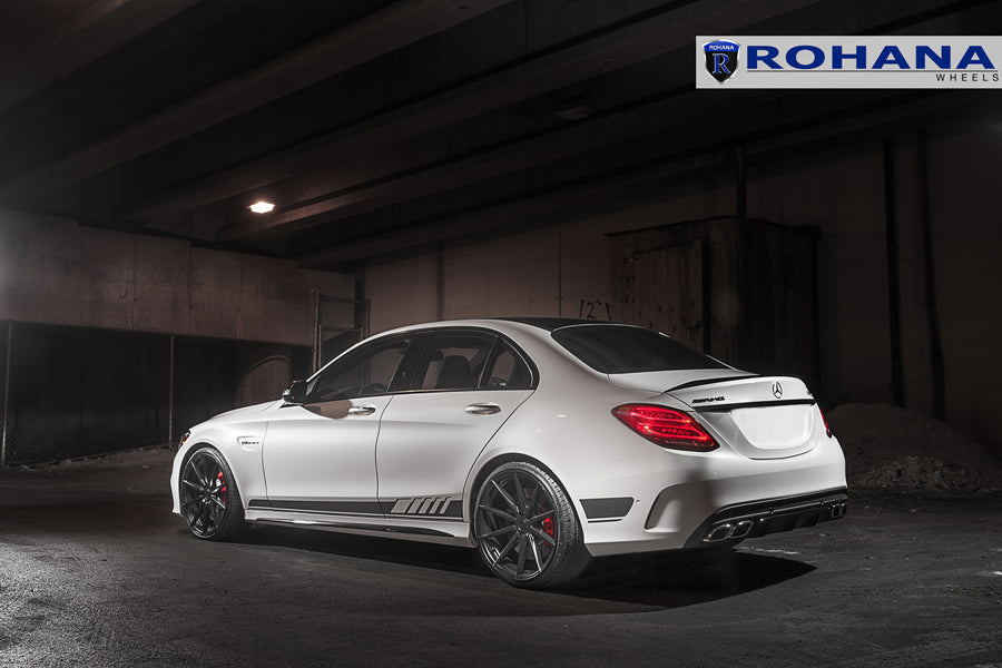 20" ROHANA RFX1 BLACK CONCAVE WHEELS RIMS FITS INFINITI M35 M45