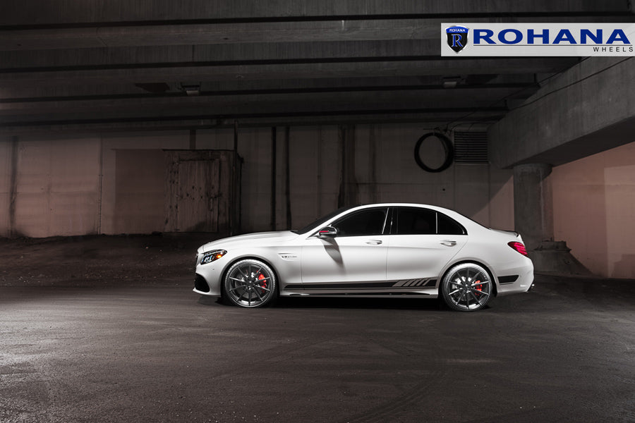 20" ROHANA RFX1 BLACK CONCAVE WHEELS RIMS FITS INFINITI M35 M45
