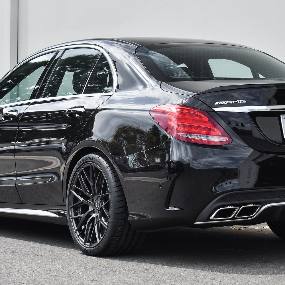 20" Vorsteiner V-FF 107 Concave Black Wheels Rims Fits Mercedes W205 C63 AMG