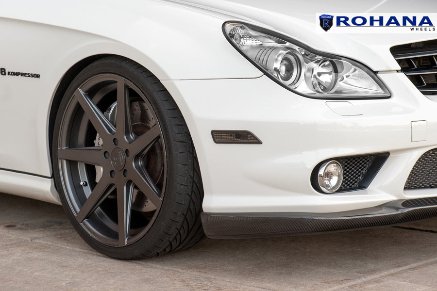 19" ROHANA RC7 GRAPHITE CONCAVE WHEELS RIMS FITS MERCEDES W221 S400 S550