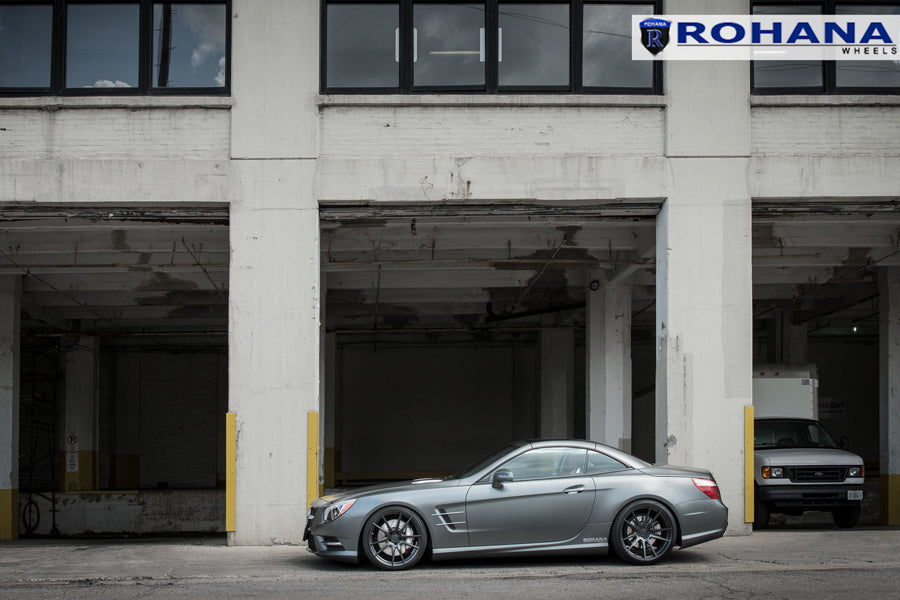 19" ROHANA RFX2 BLACK CONCAVE WHEELS RIMS FITS MERCEDES W205 C250 C300 C350