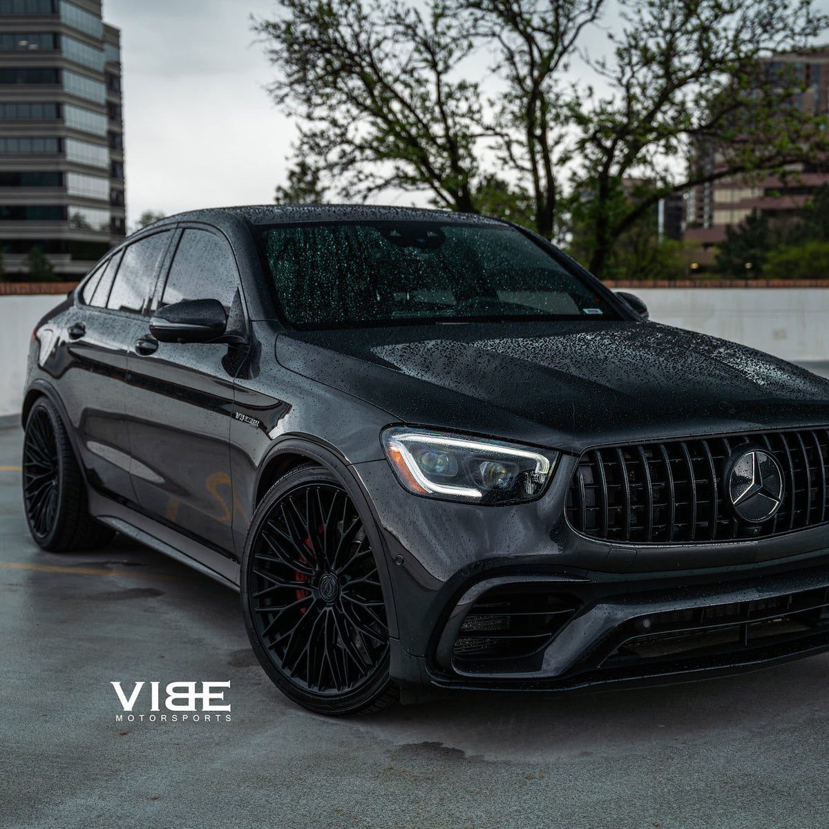 22" AL13 FR100 Black 22x9 22x10.5 Concave Wheels Fits Mercedes-Benz X253 GLC