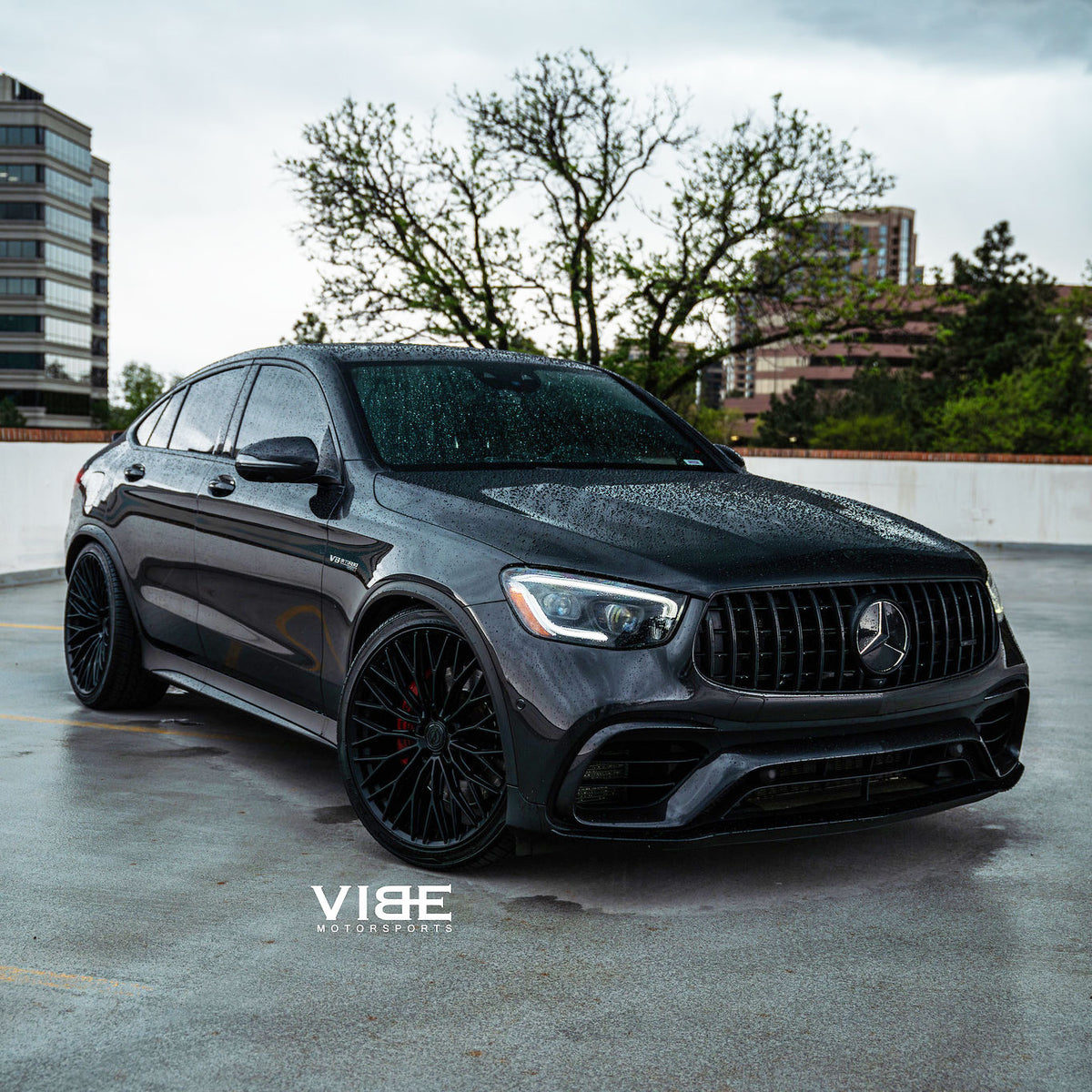 22" AL13 FR100 Black 22x9 22x10.5 Concave Wheels Fits Mercedes-Benz GLC X253