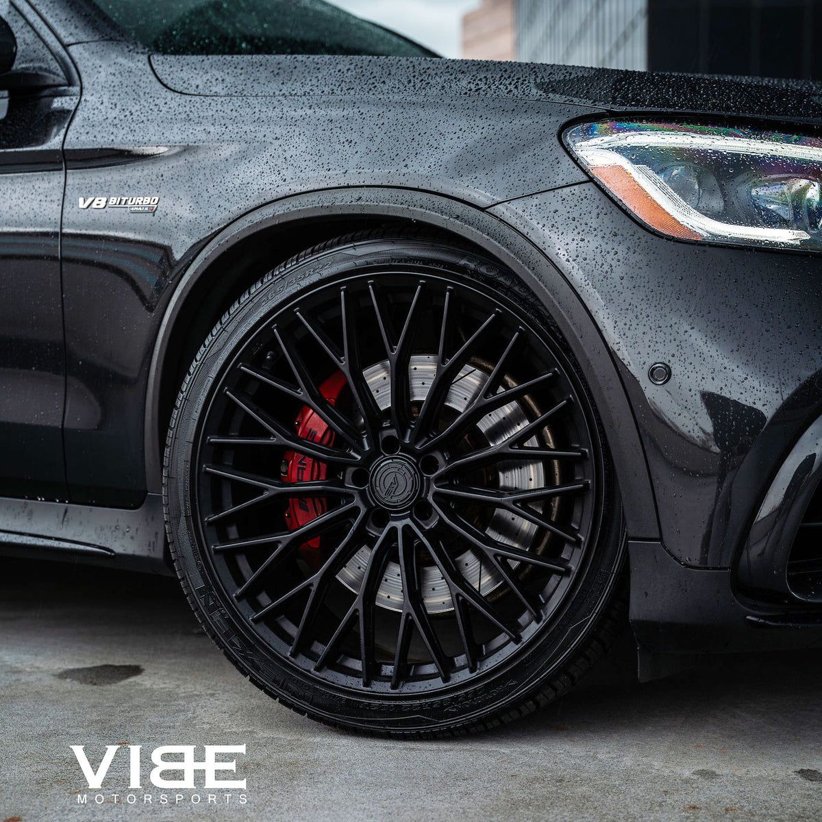 22" AL13 FR100 Black 22x9 22x10.5 Concave Wheels Fits Mercedes-Benz X253 GLC