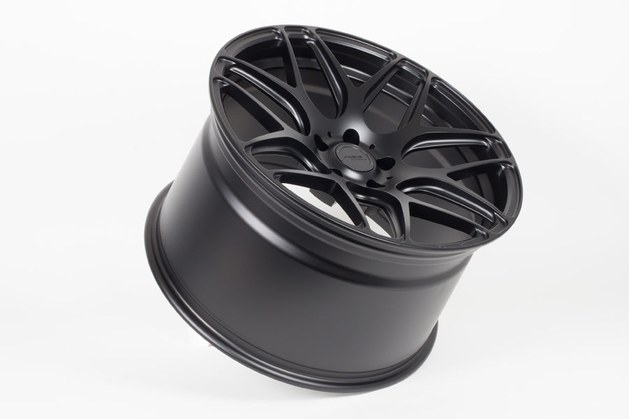 19" MRR FS01 MATTE BLACK FLOW FORGED CONCAVE WHEELS RIMS FITS HONDA ACCORD