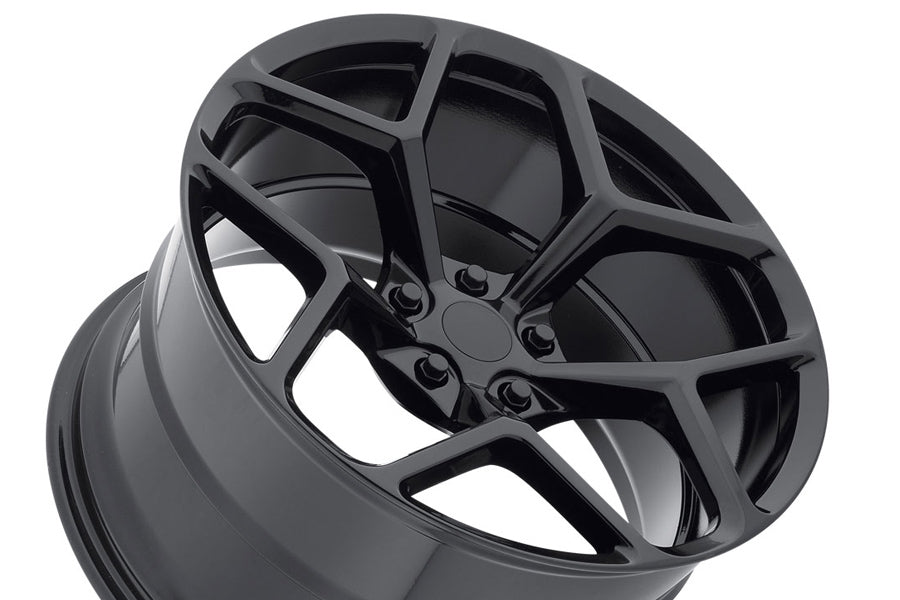 22" MRR M228 BLACK CONCAVE WHEELS RIMS FITS CHEVROLET CAMARO LS LT SS