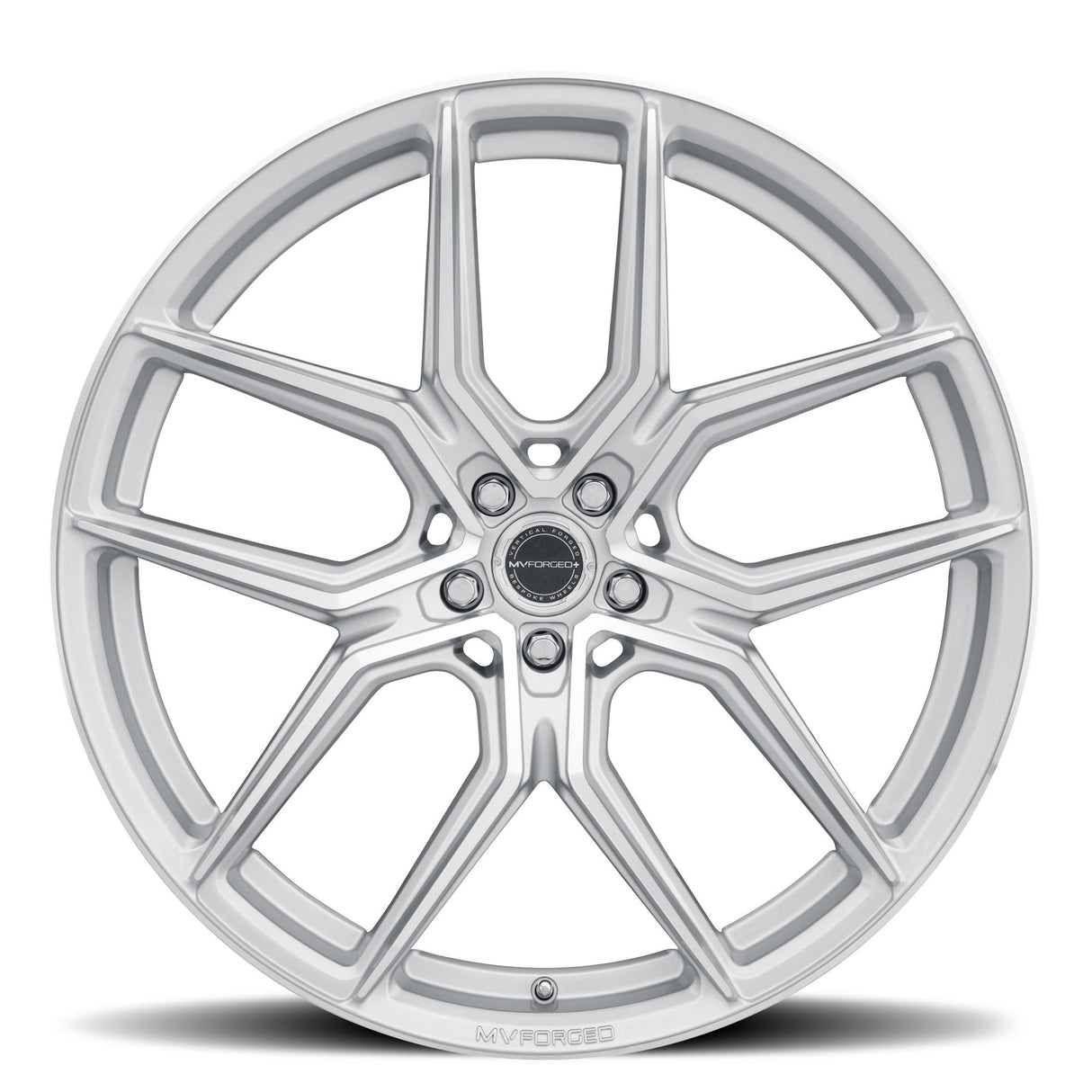 22" MV Forged MVF5 Silver 22X9.5 Concave Wheels Rims Fits Ford Mustang Mach-E