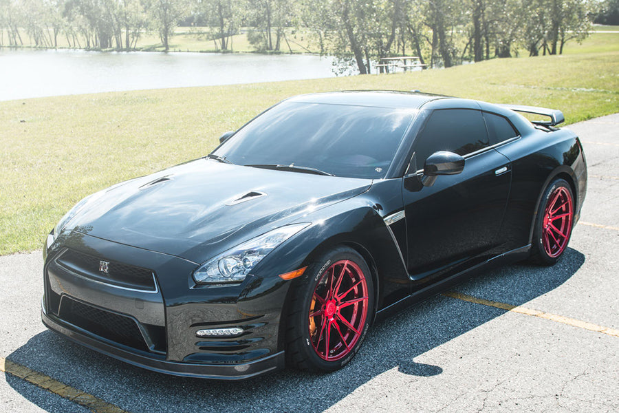 20" ROHANA RFX2 RED FORGED CONCAVE WHEELS RIMS FITS HYUNDAI GENESIS COUPE