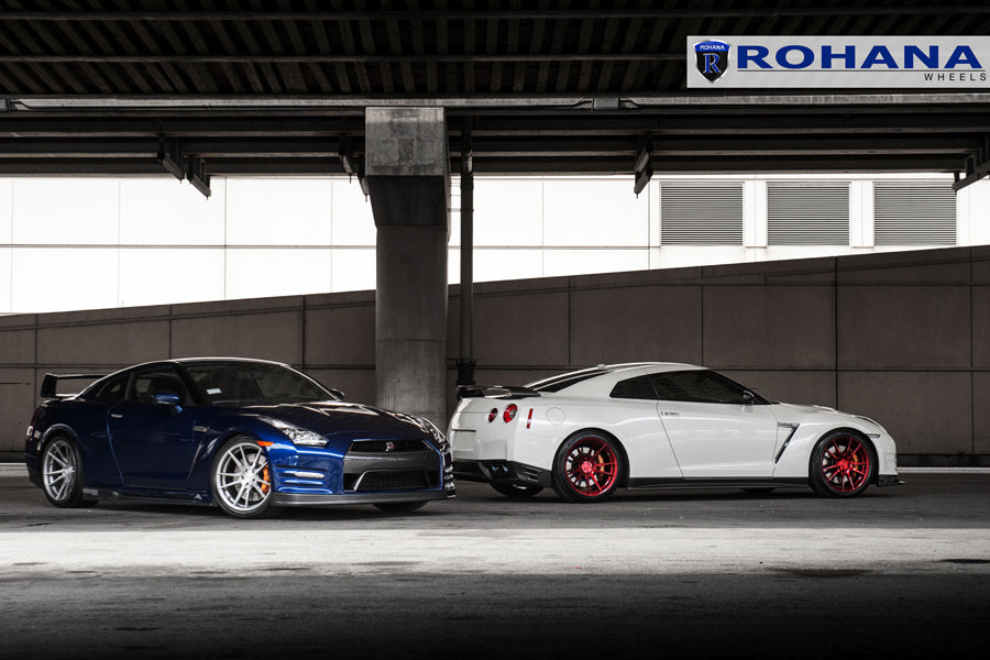 20" ROHANA RFX2 TITANIUM CONCAVE WHEELS RIMS FITS NISSAN GTR