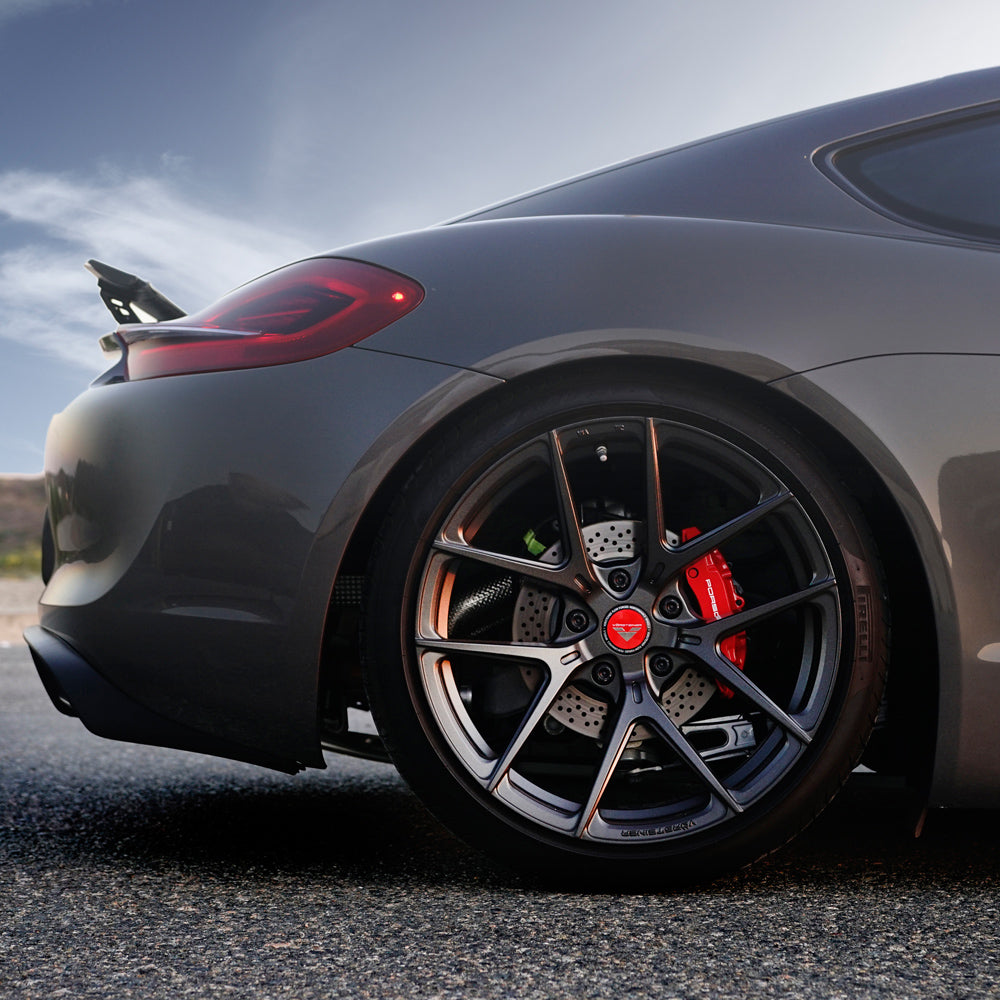 19" Vorsteiner V-FF 101 Forged Concave Graphite Wheels Rims Fits Porsche 997 911