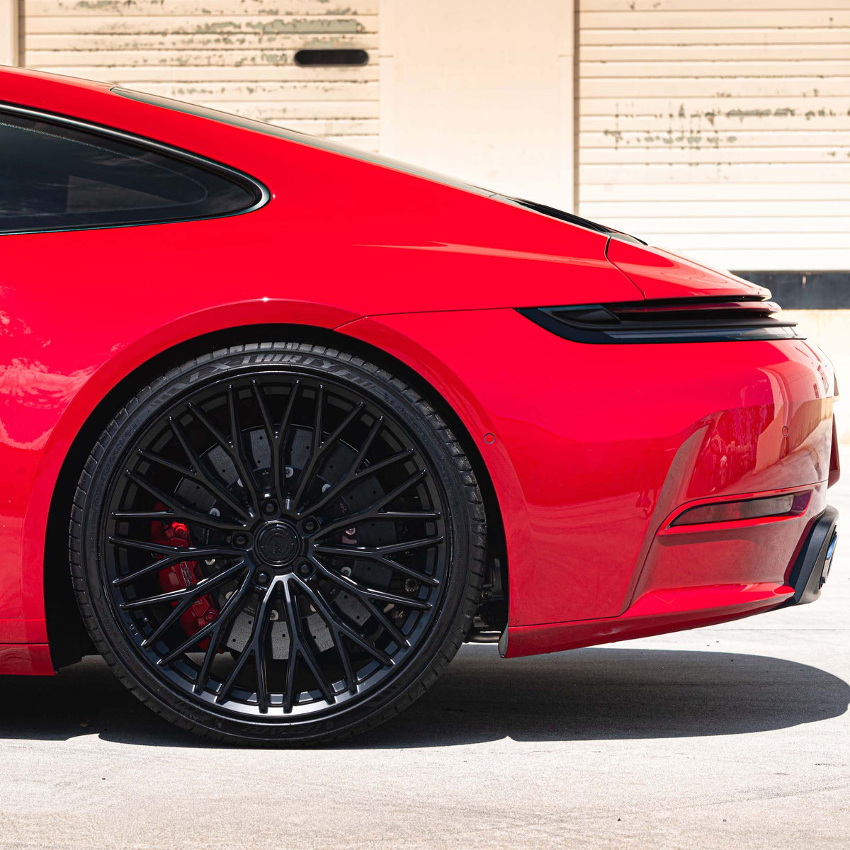 20" AL13 FR100 Black 20x9 20X11 Wheels Rims Fits Porsche 997 911 Carrera S