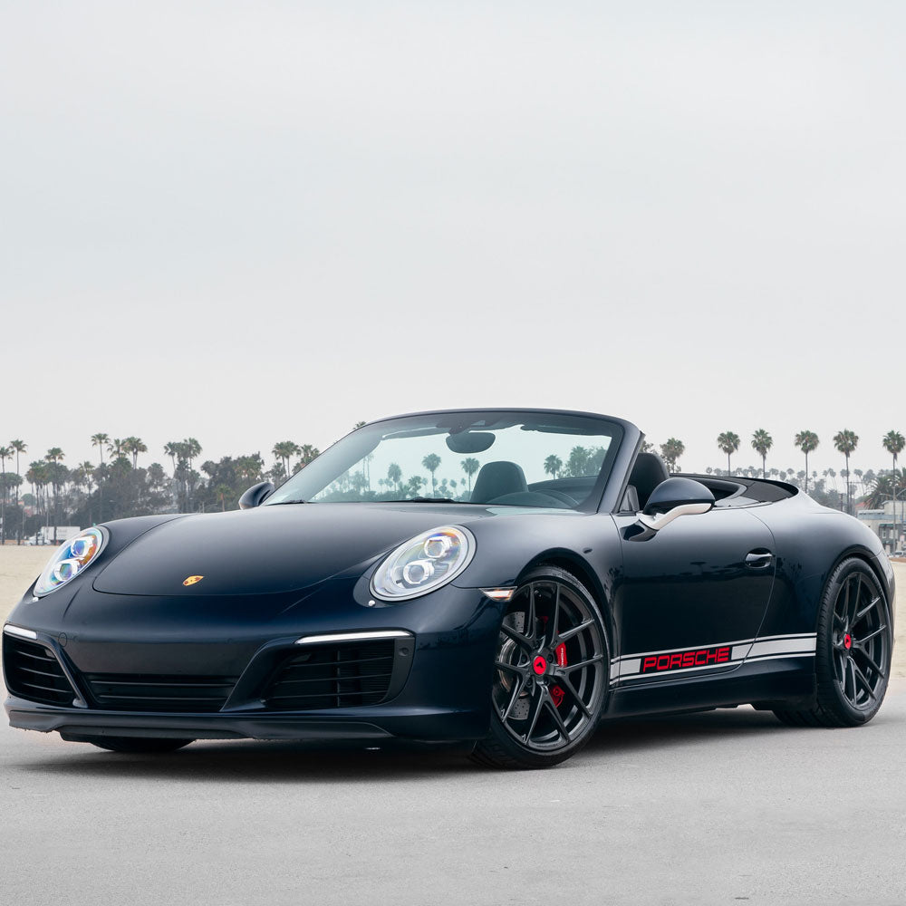 20" Vorsteiner V-FF 101 Brushed Concave Wheels Rims Fits Porsche 991 911 Carrera