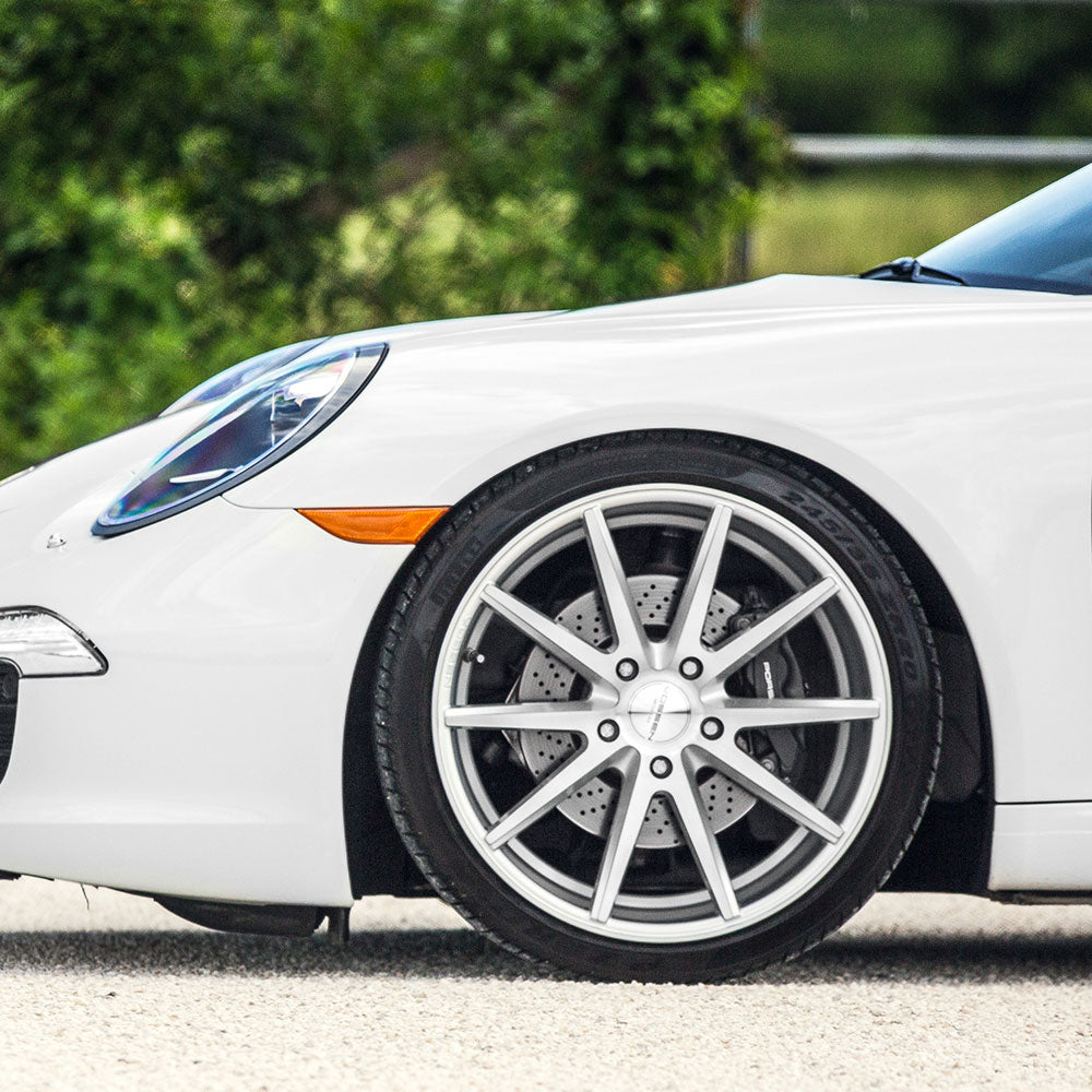 22" Vossen VFS-1 Silver 22x9 22x11 Forged Wheels Rims Fits Chevrolet Camaro