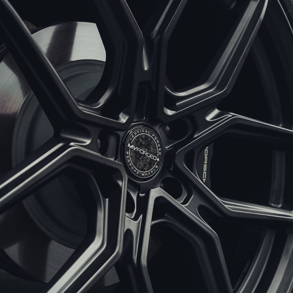 20" MV Forged MVF5 Black 20X9 20X10 Wheels Rims Fits Mercedes C250 C300 C350