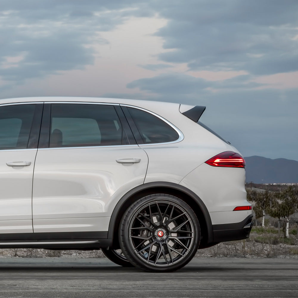 22" Vorsteiner VFF 107 Black Concave Forged Wheels Rims Fits Porsche Cayenne