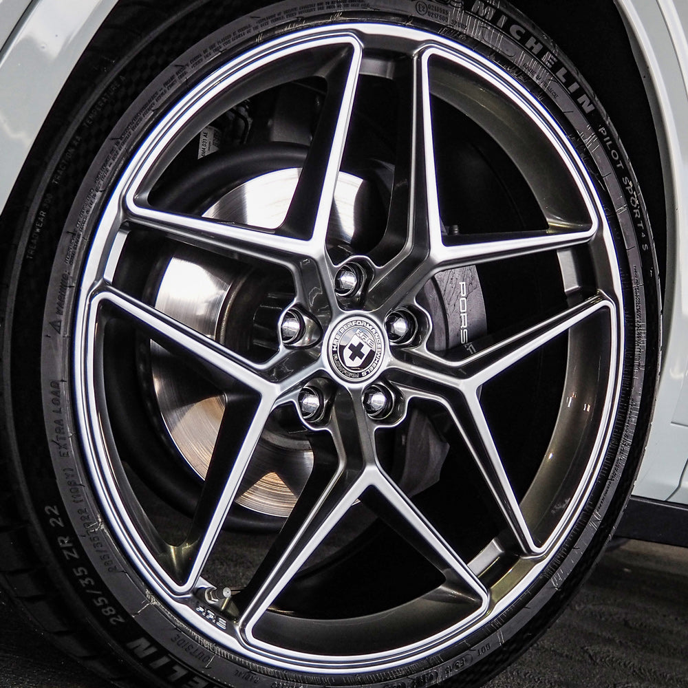 22" HRE FF11 Silver 22x9.5 Forged Concave Wheels Rims Fits Ford Mustang Mach-E
