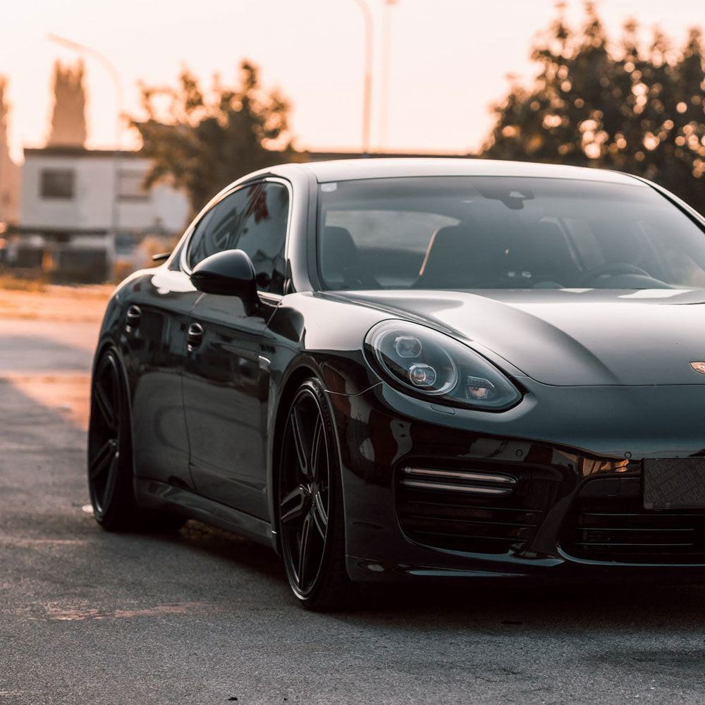 20" Vossen HF1 Black 20x8.5 20x11 1223 Concave Wheels Rims Fits Porsche Panamera