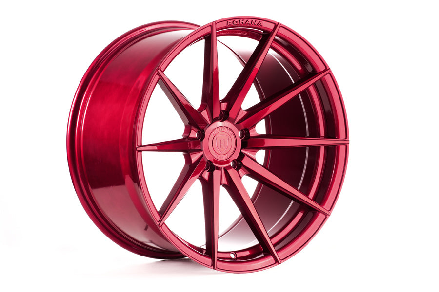 20" ROHANA RFX1 RED FORGED CONCAVE WHEELS RIMS FITS BMW F10 M5