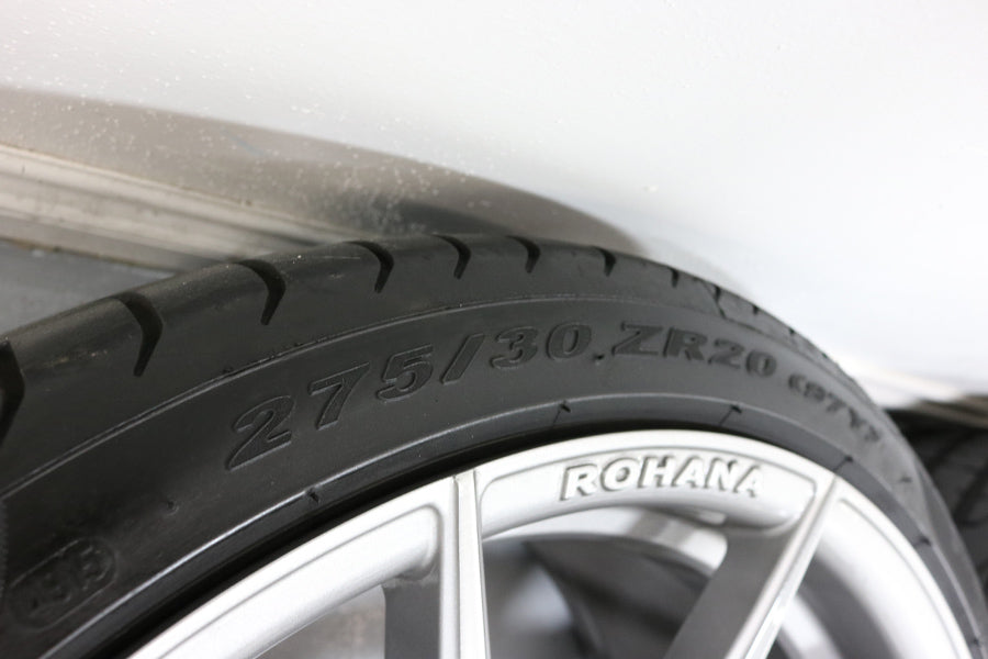 20" ROHANA RFX1 CONCAVE WHEELS RIMS PIRELLI TIRES FITS LEXUS GS200t GS350 GS450