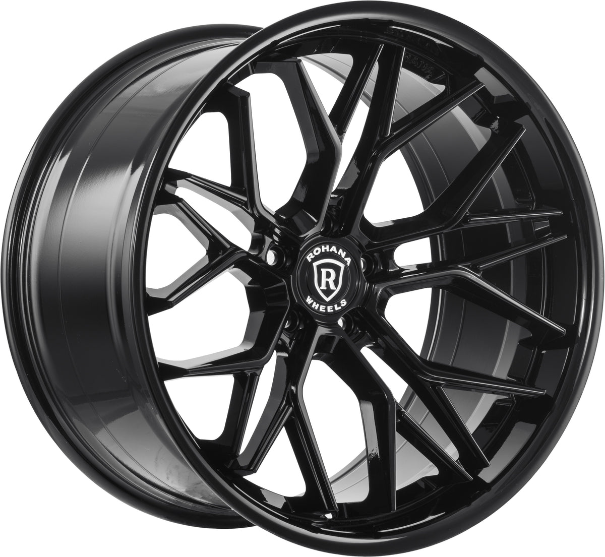 19" Rohana RFC3 Black Concave Wheels Fits Mercedes-Benz C63 AMG