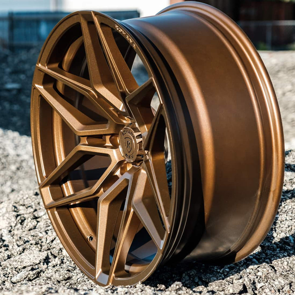 22" Rohana RFV2 Bronze Forged Wheels Rims Fits 2019-2022 GMC Sierra 1500