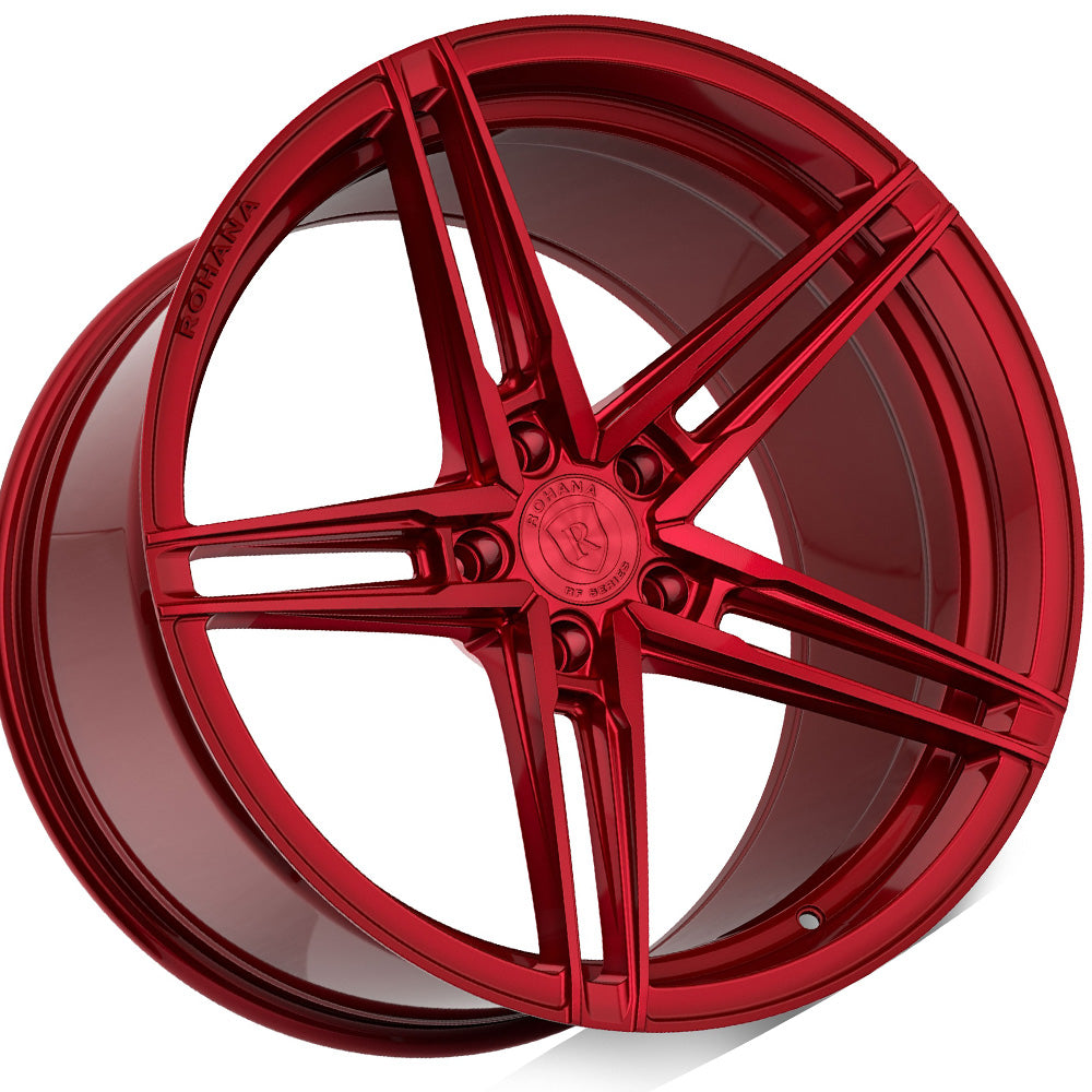 20" Rohana RFX15 Red 20x9 20x10 Wheels Rims Fits Mercedes-Benz E350 E550 E63