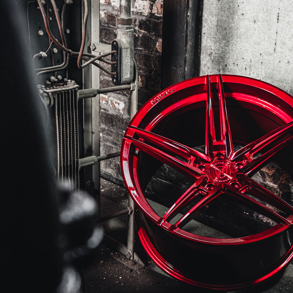 20" Rohana RFX15 Red 20x9 20x10 Forged Concave Wheels Rims Fits Ford Mustang