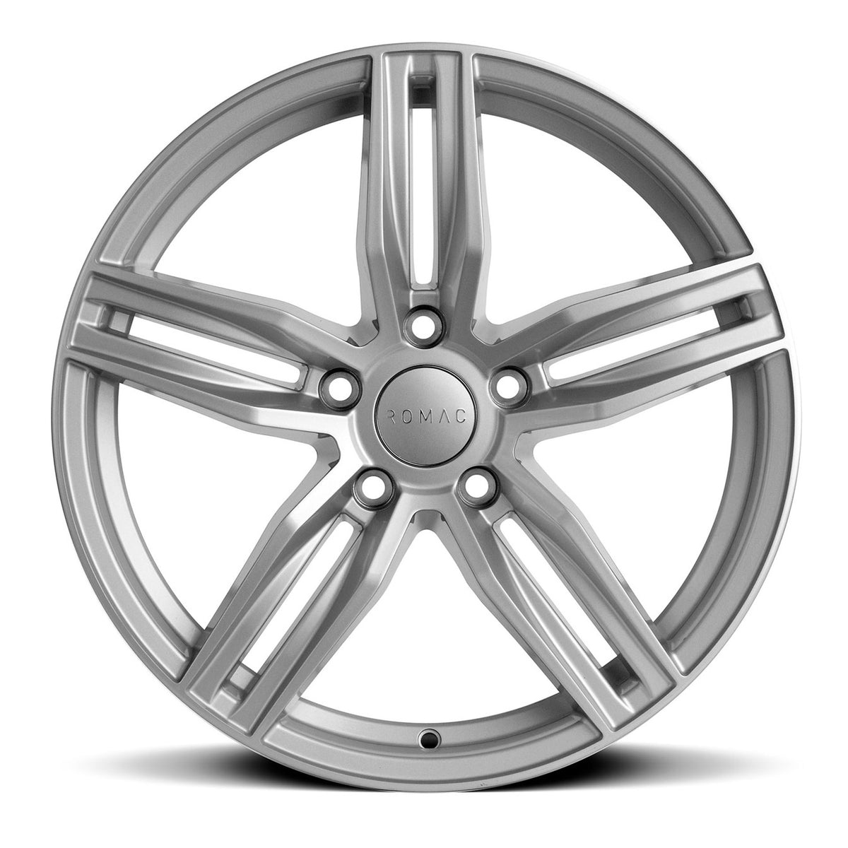 19" Romac Venom Silver 19x8.5 Wheels Rims Fits Chevrolet SS