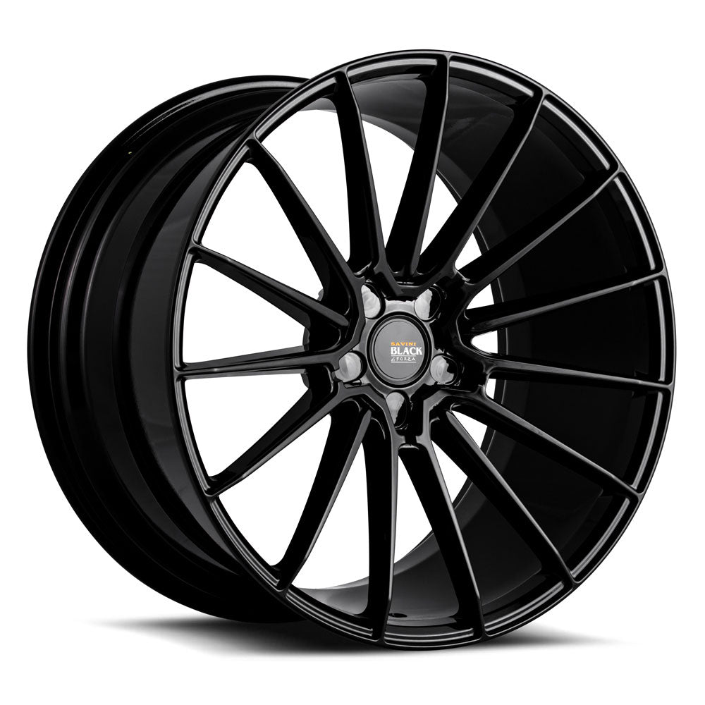 20" SAVINI BM16 CONCAVE GLOSS BLACK WHEELS RIMS FITS INFINITI G37 G37S