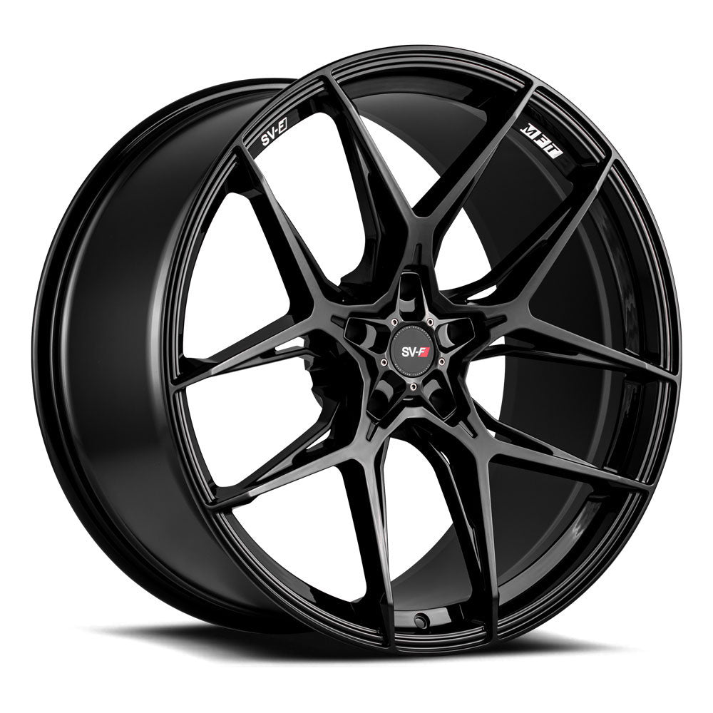 20" Savini SV-F5 Gloss Black 20x9 20x9 Forged Concave Wheels Rims Fits Audi S6