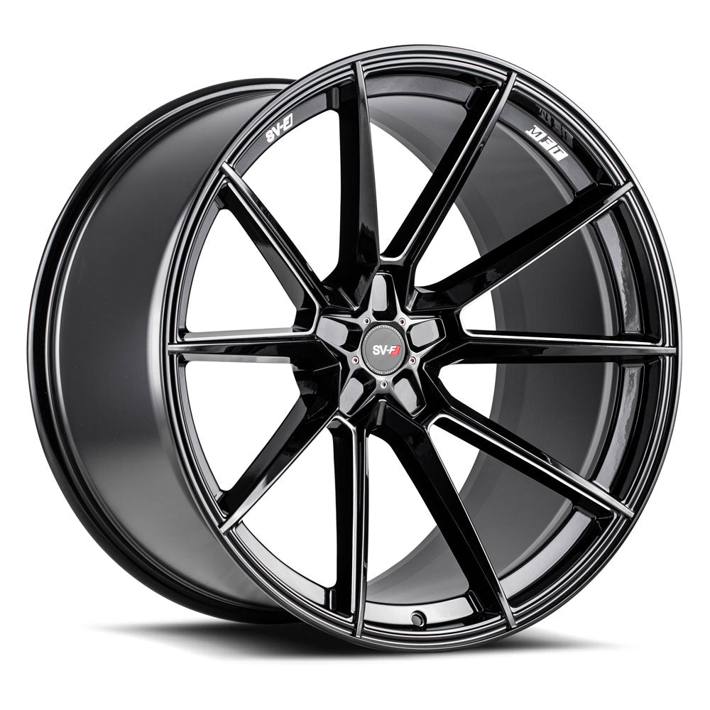 20" SAVINI SV-F4 BLACK CONCAVE WHEELS RIMS FITS BENZ W212 E350 E550 E63