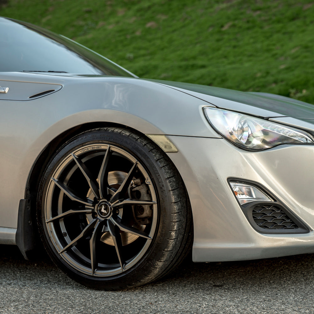 18" Vorsteiner V-FF 108 Forged Concave Graphite Wheels Rims Fits Subaru BRZ