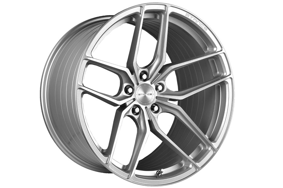 21" STANCE SF03 SILVER CONCAVE WHEELS RIMS FITS BMW G11 G12 740 750 760