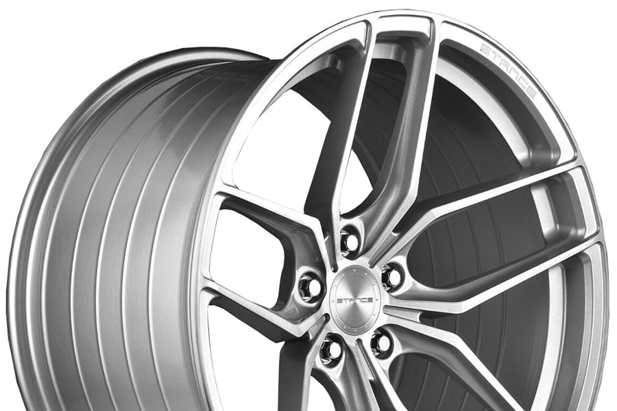 21" STANCE SF03 SILVER CONCAVE WHEELS RIMS FITS BMW G11 G12 740 750 760