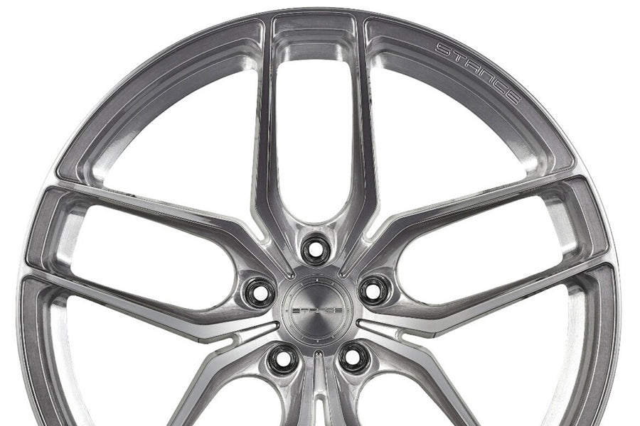 19" STANCE SF03 19X9.5 TITANIUM FORGED CONCAVE WHEELS RIMS FITS AUDI B8 A5 S5