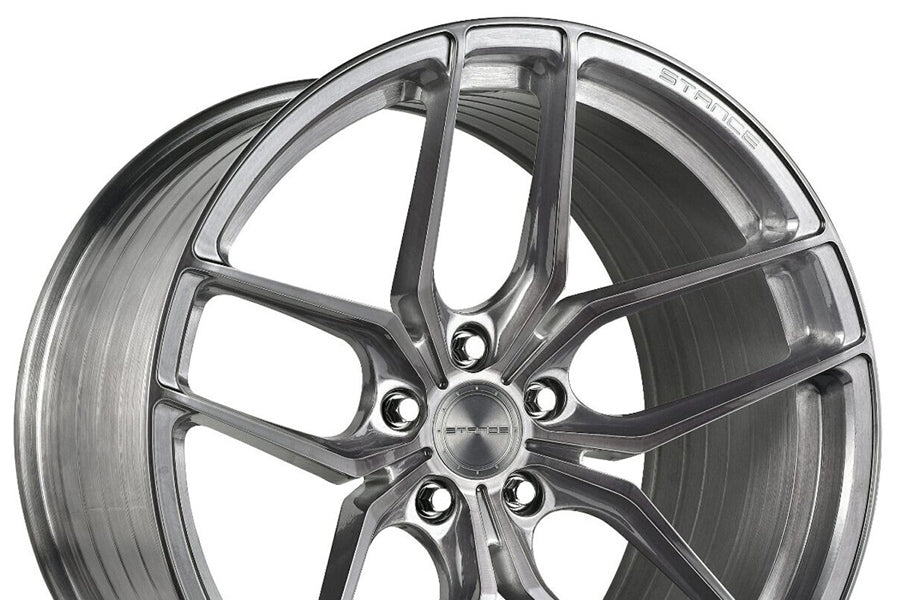 19" STANCE SF03 19X9.5 TITANIUM FORGED CONCAVE WHEELS RIMS FITS AUDI B8 A5 S5