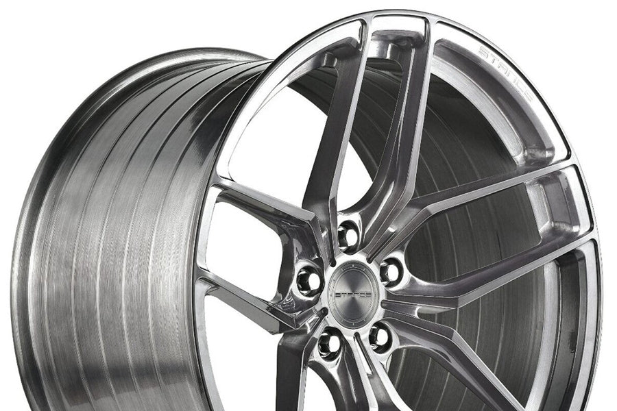 19" STANCE SF03 19X9.5 TITANIUM FORGED CONCAVE WHEELS RIMS FITS AUDI B8 A5 S5