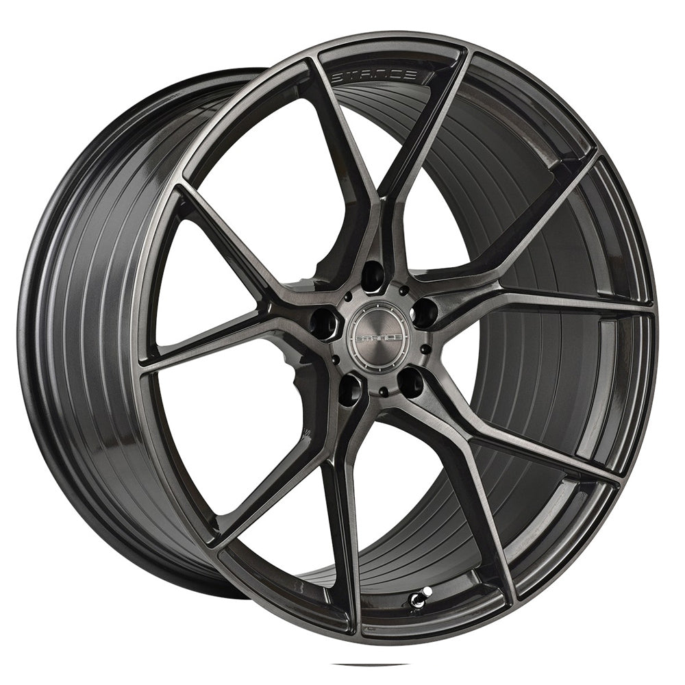 19/20" Stance SF07 Gunmetal 19x8.5 20x11 Wheels Rims Fits Corvette C8